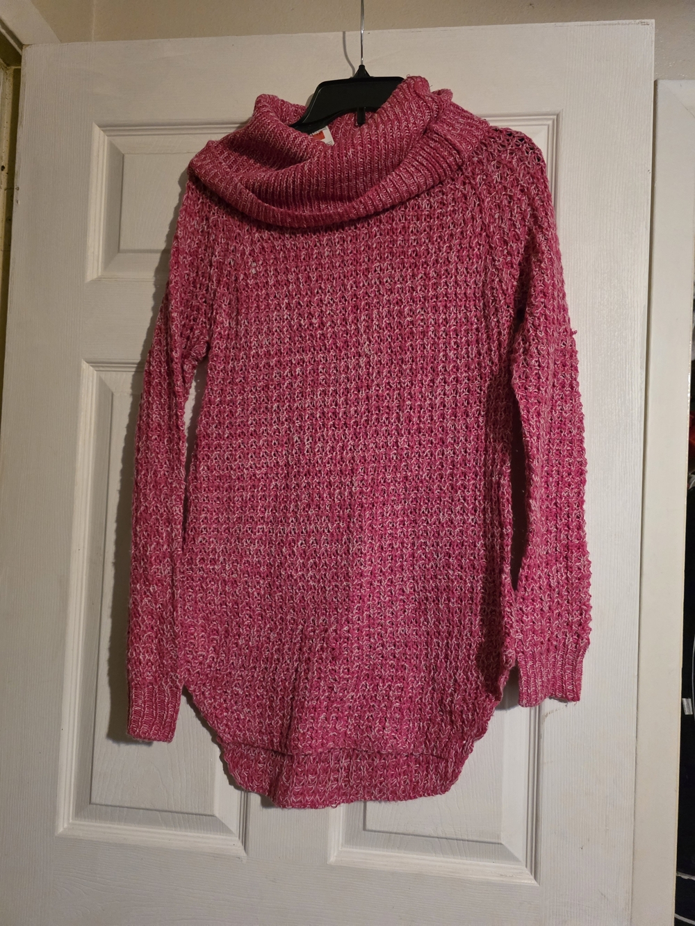 Rue21 Pink Marled Cowl Neck Sweater